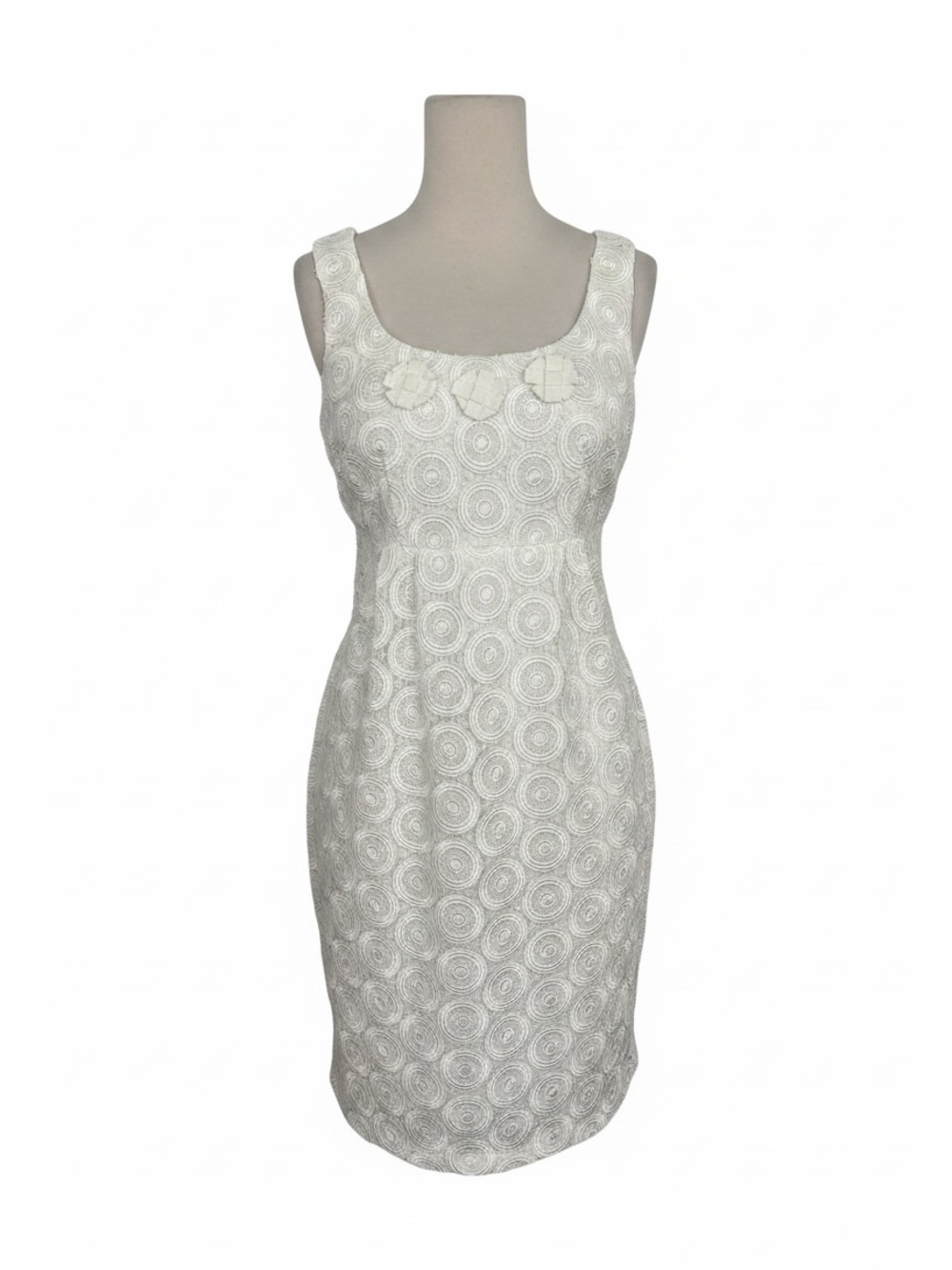 Phoebe Couture‎ Crochet-Floral-Panel Petite/Women's Dress Size 2 NWT Retail $350